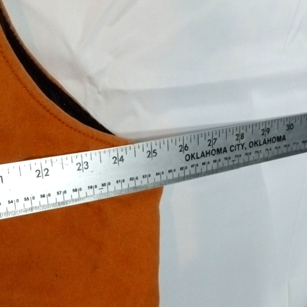 Big Smith Beautiful Men's Brown Orange Rugged Work/Hunting Vest Oversized 2xl - Picture 9 of 13